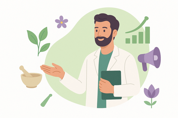 Praticien de medecine alternative et marketing 1